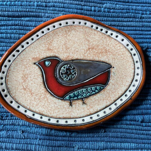 Patera Ceramiczna - ptak