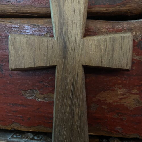 Krzyż z drewna egzotycznego (mopane)