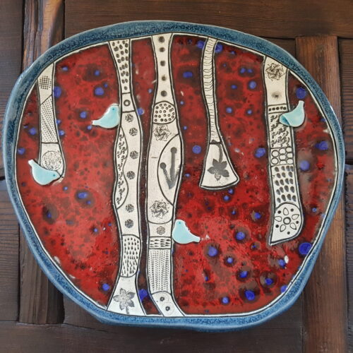 Patera ceramiczna "bambusowy las"