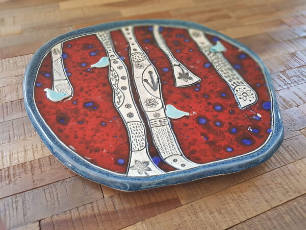 Patera ceramiczna "bambusowy las"