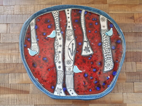 Patera ceramiczna "bambusowy las"