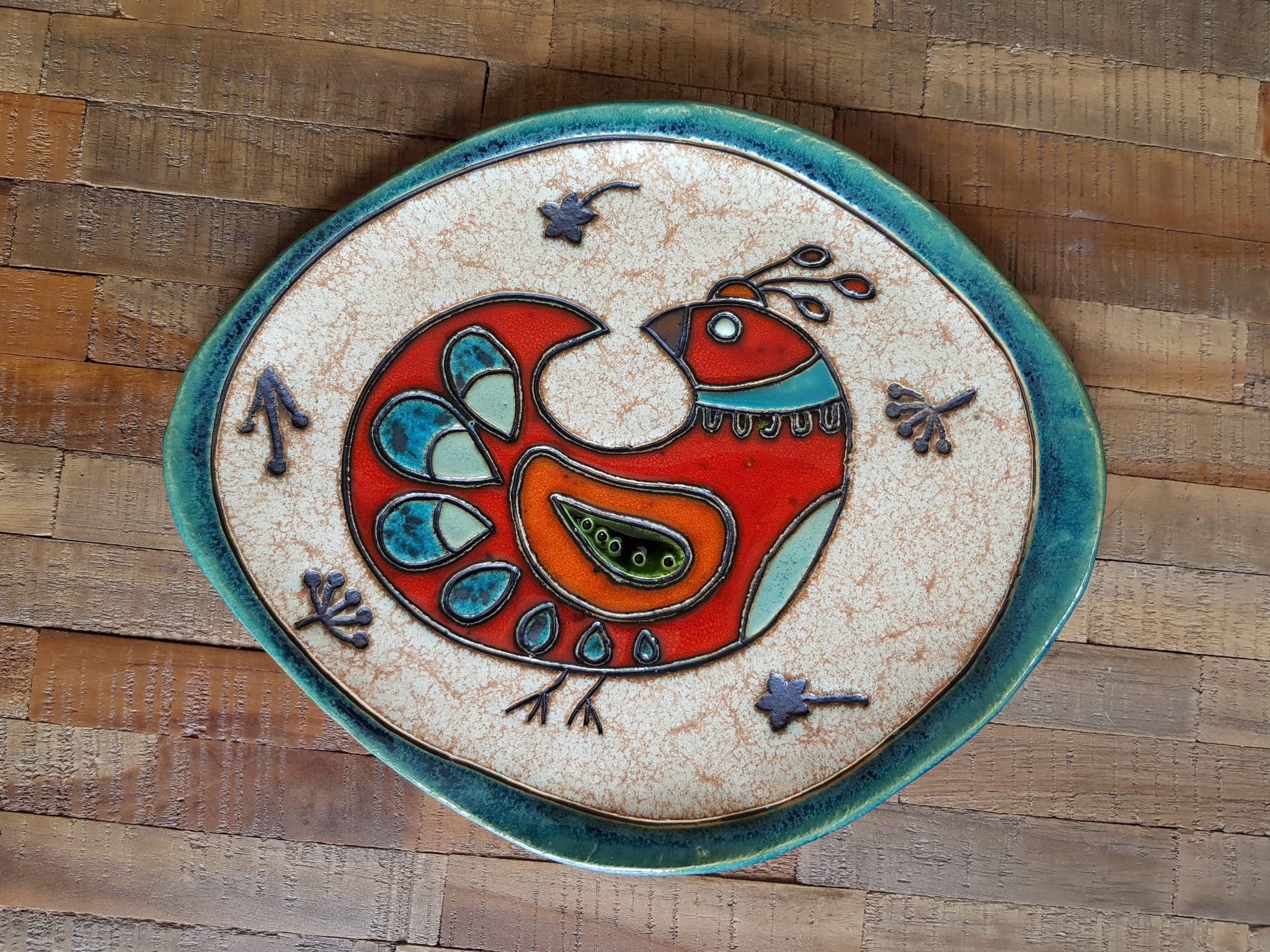 Patera Ceramiczna - ptak