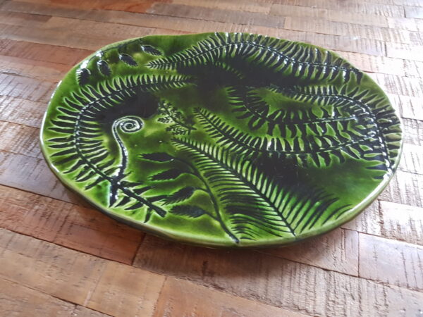 Patera ceramiczna "Zielono mi"