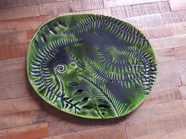 Patera ceramiczna "Zielono mi"