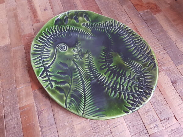 Patera ceramiczna "Zielono mi"