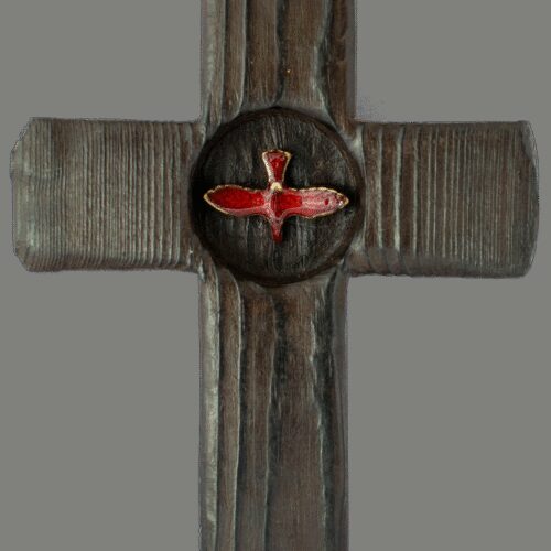 Krzyż z Duchem Świętym prosty
