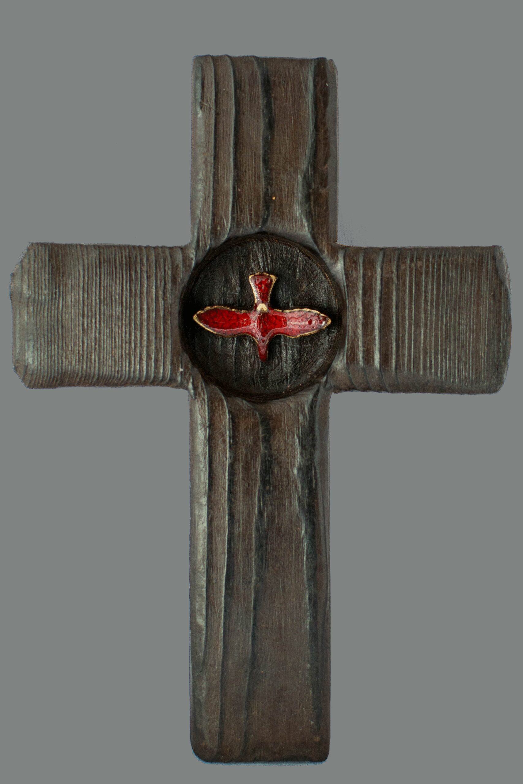 Krzyż z Duchem Świętym prosty